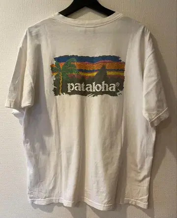 레어 90s pataloha 파타고니아 블랙 택 USA제 T셔츠 L
