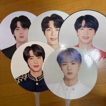BTS 진 JIN 부채 세트 묶음 판매 5장