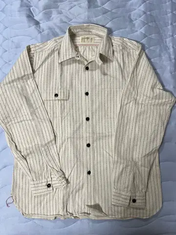 SUGAR CANE & CO 워배시 스트라이프 셔츠 XL