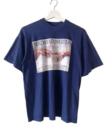 MICHELANGELO tshirt 미켈란젤로 아담의 창조 티셔츠