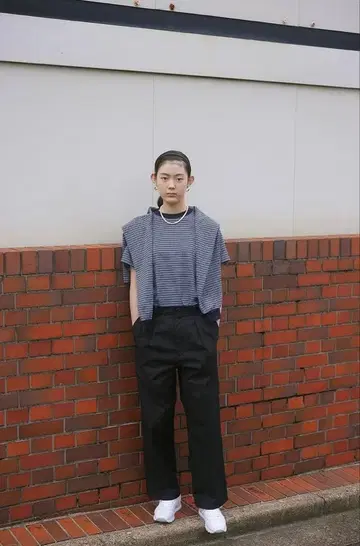 my_1LDK 스트라이프 T셔츠