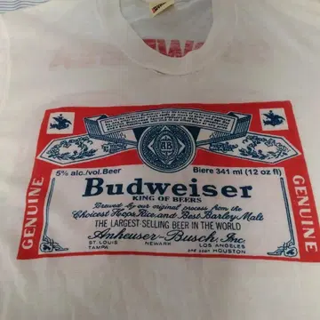 80s 빈티지 Budweiser 버드와이저 T셔츠 69