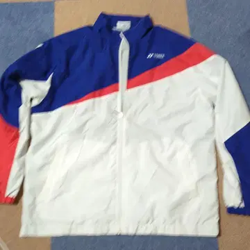 YONEX 나일론 자켓 화이트 블루 레드