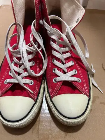 컨버스 올스타 레드 하이컷 27.5cm
