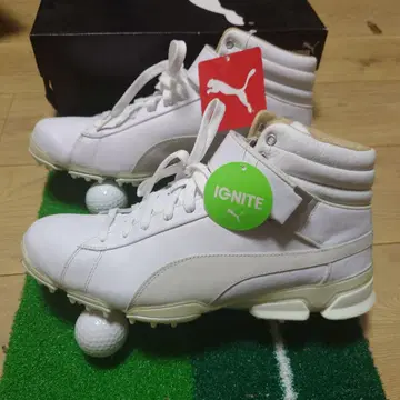 PUMA IGNITE 하이컷 골프화 화이트