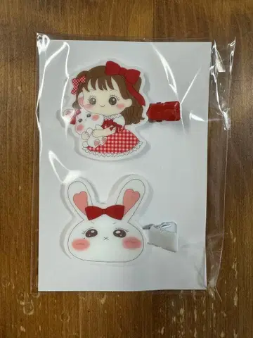큐우스트 후루사와 리사 생일 축하 헤어 클립 2개 세트