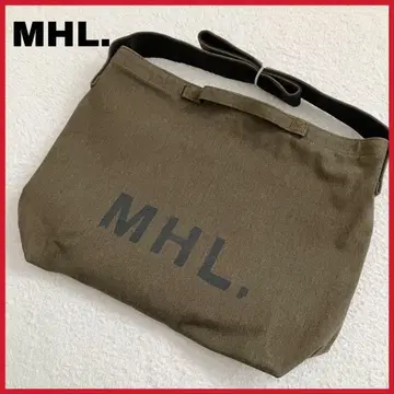 MHL. 로고 프린트 2way 숄더백 토트 카키