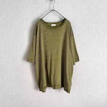 MAATEE&SONS 워셔블 실크 T셔츠 보더 2