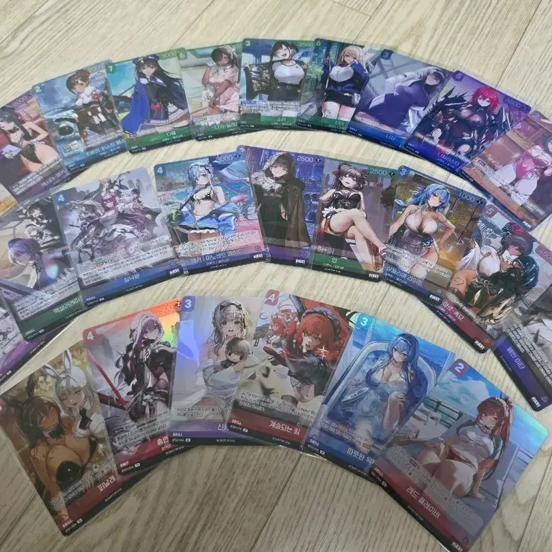 니케 리벨아레나. SR 노중복 25종 TCG