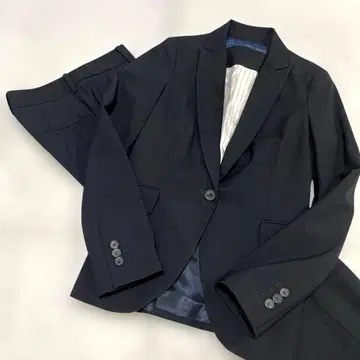 새상품급 자라 여성용 수트 셋업 플레어 팬츠 블랙 XS