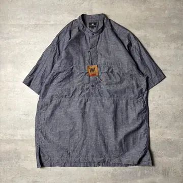 택 포함 80s ISSEY MIYAKE 코튼 린넨 박스 반팔 셔츠