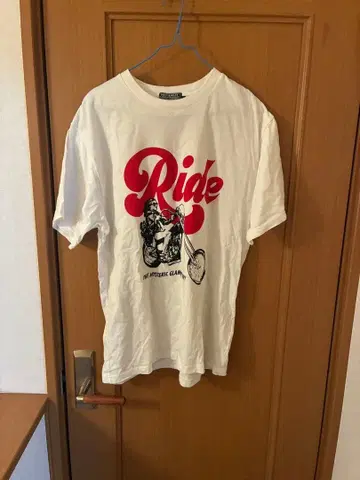 HYSTERIC GLAMOUR 라이드 티셔츠 화이트 L