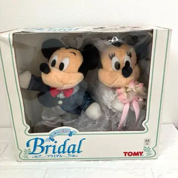 TOMY제 [ Bridal ] 미키 & 미니 봉제 인형 세트