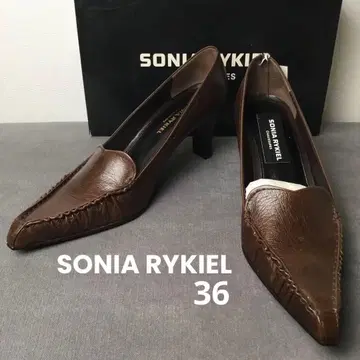 SONIA RYKIEL 펌프스 브라운 36 미사용 새상품