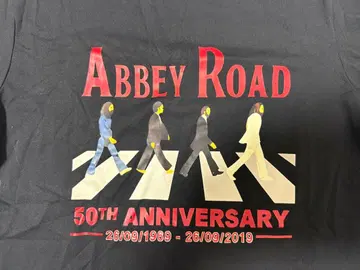 The Beatles Abbey Road 50주년 기념 T셔츠 비틀즈