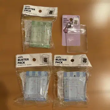 amifa 덕질 PVC 지퍼백 미니 미니 사이즈 키링 베이스