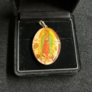 VINTAGE Mexico silver925 마리아 그리스도 목걸이