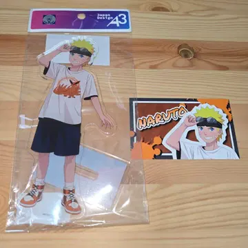 NARUTO 스트릿 패션 유년기 아크릴 스탠드 카드 나루토