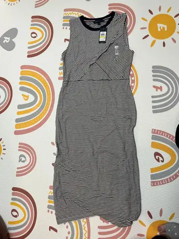 Tommy Hilfiger 슬리브리스 원피스 보더 M