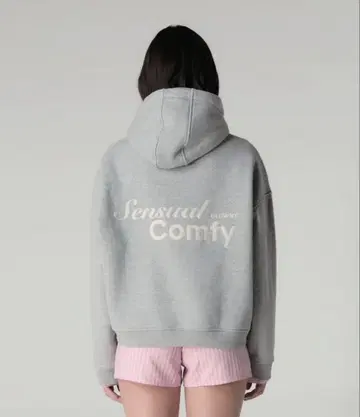 GLOWNY 오버사이즈 컴피 후디 그레이