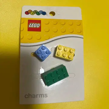 LEGO Jibbitz 참 블록형 3개 세트