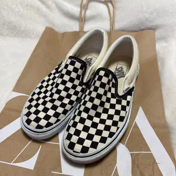 반스 VANS 슬립온 SLIPON 체커 26.5cm