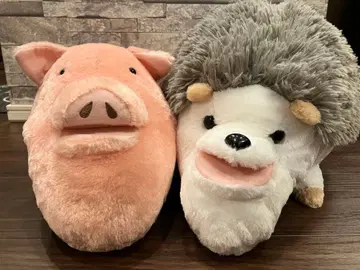 샤크렐 플래닛 봉제 인형 돼지 고슴도치 2종 세트