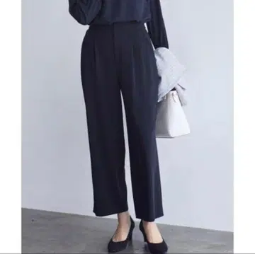 25SS anySiS 세레모니 더블 크로스 와이드 팬츠 네이비 3 사이즈