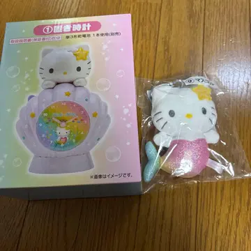 행운권 산리오 키티 탁상시계 마스코트
