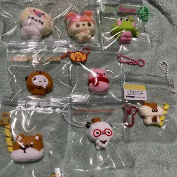 스퀴즈 마스코트 키링 8세트