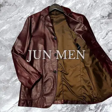 JUN MEN 준맨 가죽 자켓 테일러드 자켓 소가죽 M