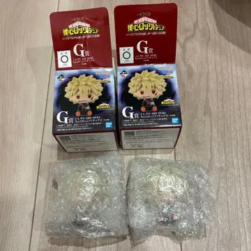 히로아카 제일복권 G상 쵸코놋코 피규어 바쿠고 카츠키 2개 세트