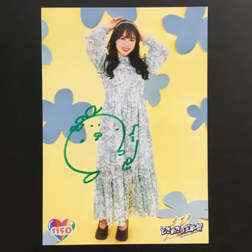 990 초 도키메키 선전부 도키센 요시카와 히요리 브로마이드 사인