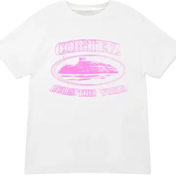Corteiz Pink Blur Alcatraz T-shirt | 브랜드 중고거래 플랫폼, 번개장터