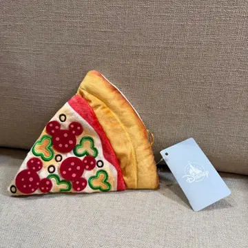 미사용 새상품 디즈니 스토어 디즈니 봉제 인형 파우치 키체인 피자