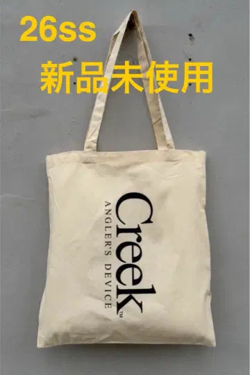[미사용 새상품] Creek Angler's Device 로고 토트백