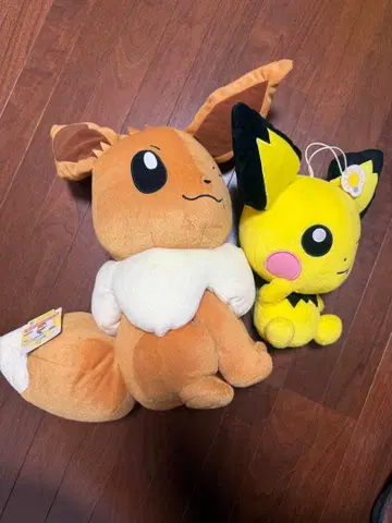 포켓몬 코로토 만마루쨩 봉제 인형 이브이 마스코트 피츄