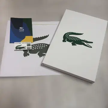 [ 미사용 미개봉 새상품 ] 라코스테 아웃라인 락 크루넥T셔츠