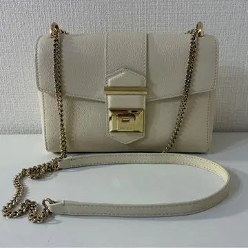 JIMMY CHOO 마리안 2WAY 체인 숄더백 아이보리