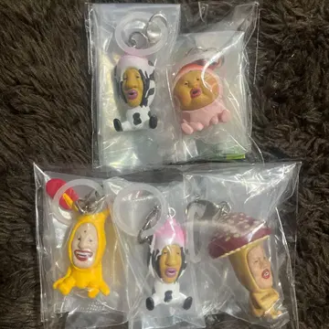 코비토즈칸 캡슐 토이 메지루시 키링 5종 세트