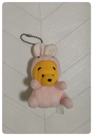 레어 Disney 곰돌이 푸 토끼 인형옷 봉제 인형 키링