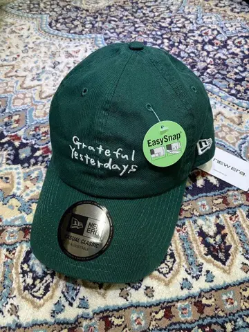 NEW ERA 백 넘버 캡 그린