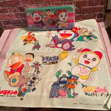 도라에몽 우메보시 덴카 손수건 케이스 포함 1994년 레어