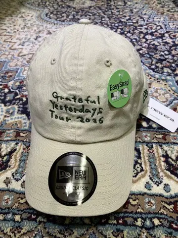 NEW ERA 백넘버 캡 화이트