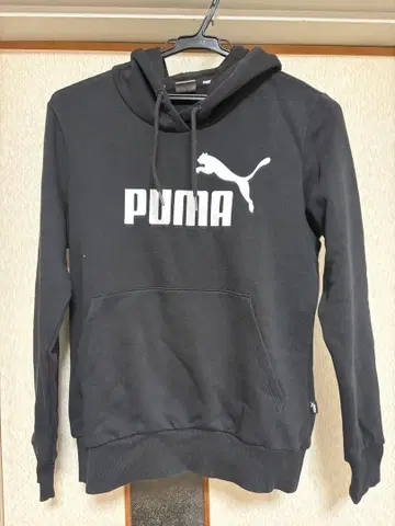 PUMA 풀오버 후드티 블랙 ASIA M