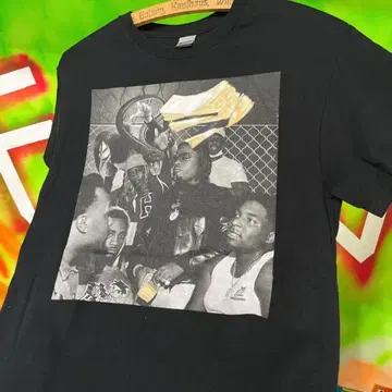 NARUTO 오로치마루 애니메이션 힙합 콜라주 티셔츠 S