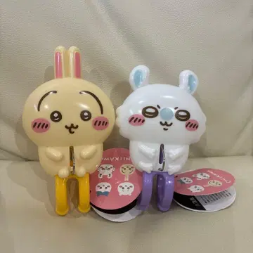 미사용 새상품 치이카와 빨래집게 토끼 모몽가 2개 세트