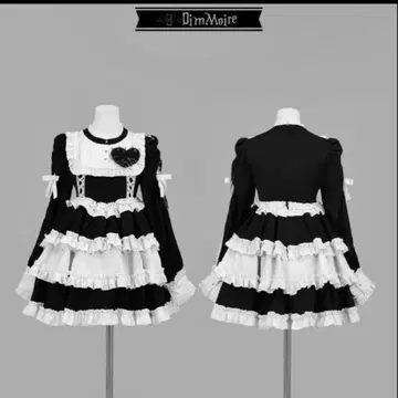 DimMoire 프릴에 파묻혀 보는 악몽 드레스 Black&White