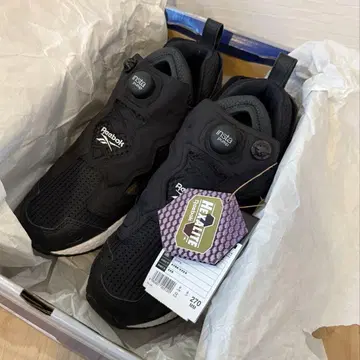 리복 인스타펌프 퓨리 95 코어 블랙 27.0cm