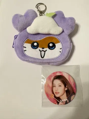 TWICE 산리오 콜라보 캔뱃지 케이스 코로코로 쿠리린 사나 캔뱃지